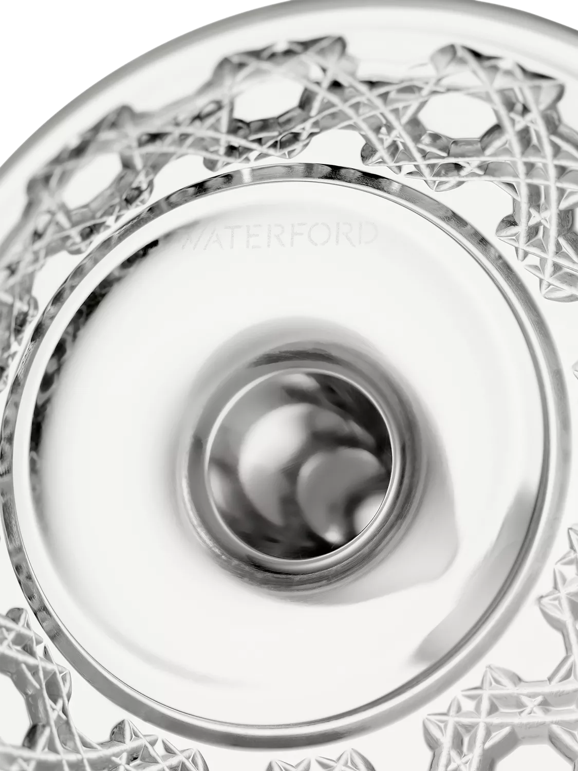 Waterford Opulence crystal cut glass ring holder (British brand)