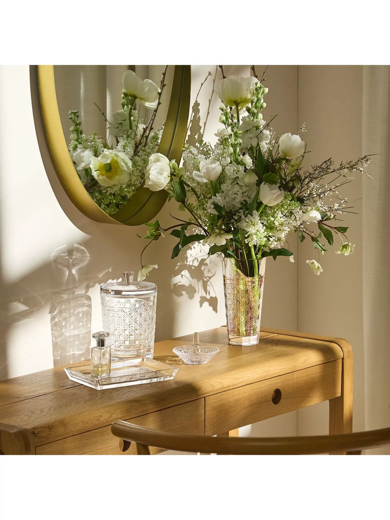 Waterford Opulence crystal cut glass ring holder (British brand)