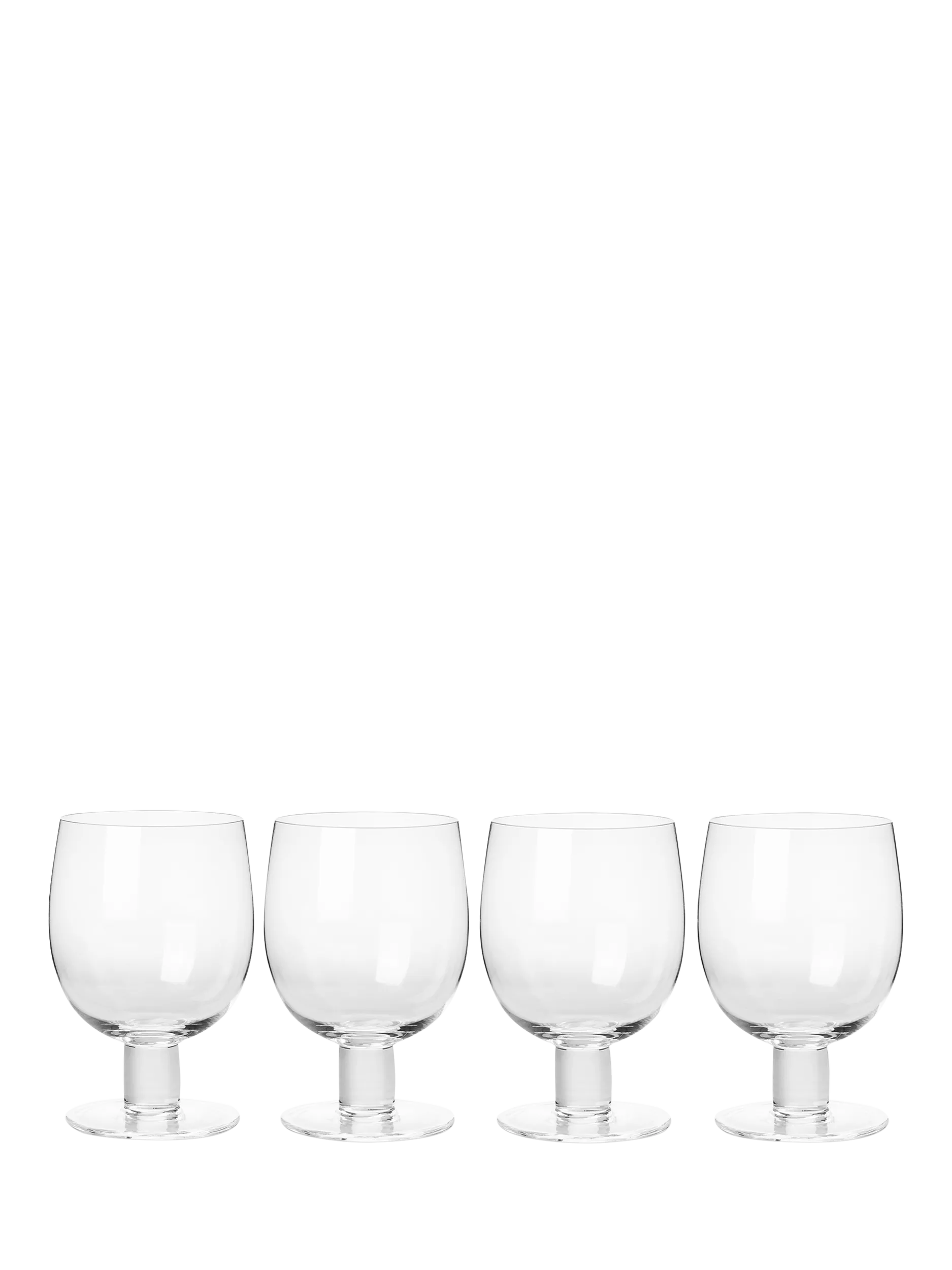 Conran Grove wine glasses set of 4 clear, imported from the UK