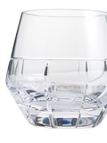 Vera Wang crystal tumblers Luxe Graphite cut glass set of 2 320ml, imported from the UK