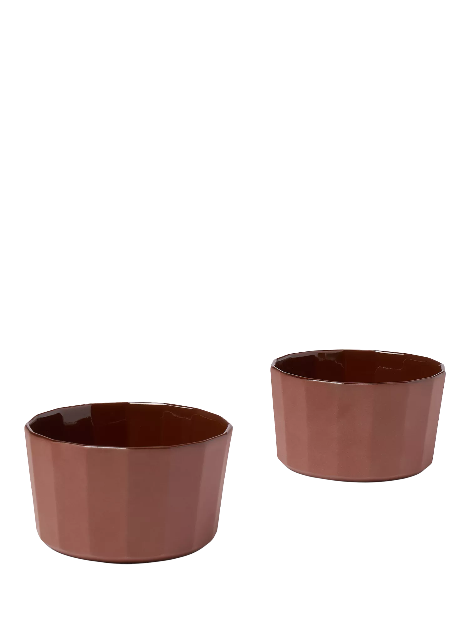 The Conran Shop Shapes porcelain bowl set cacao 10cm (British brand)