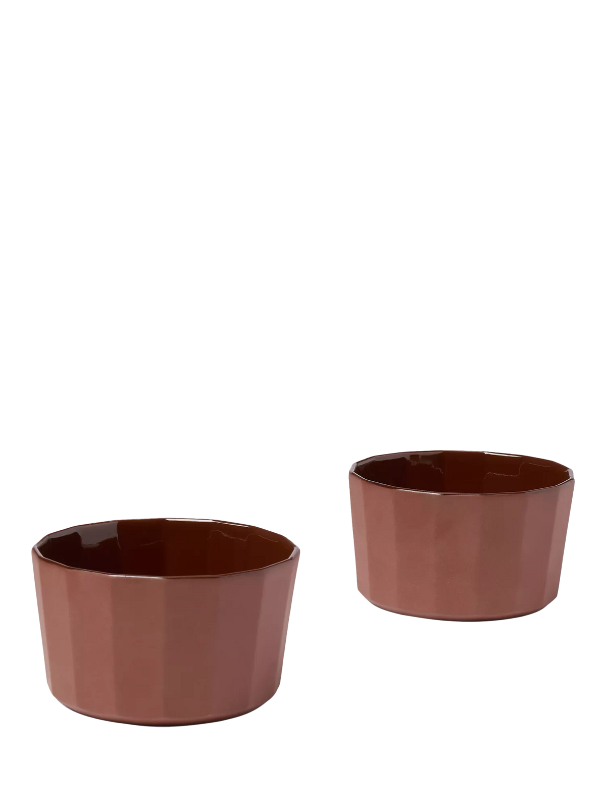 The Conran Shop Shapes porcelain bowl set cacao 10cm (British brand)