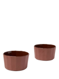 The Conran Shop Shapes porcelain bowl set cacao 10cm (British brand)