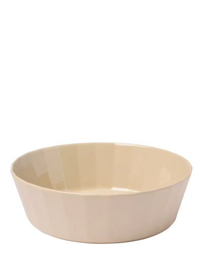 John Lewis The Conran Shop Shapes Porcelain Serve Bowl Oatmeal 19cm- Buy online at McGrocer