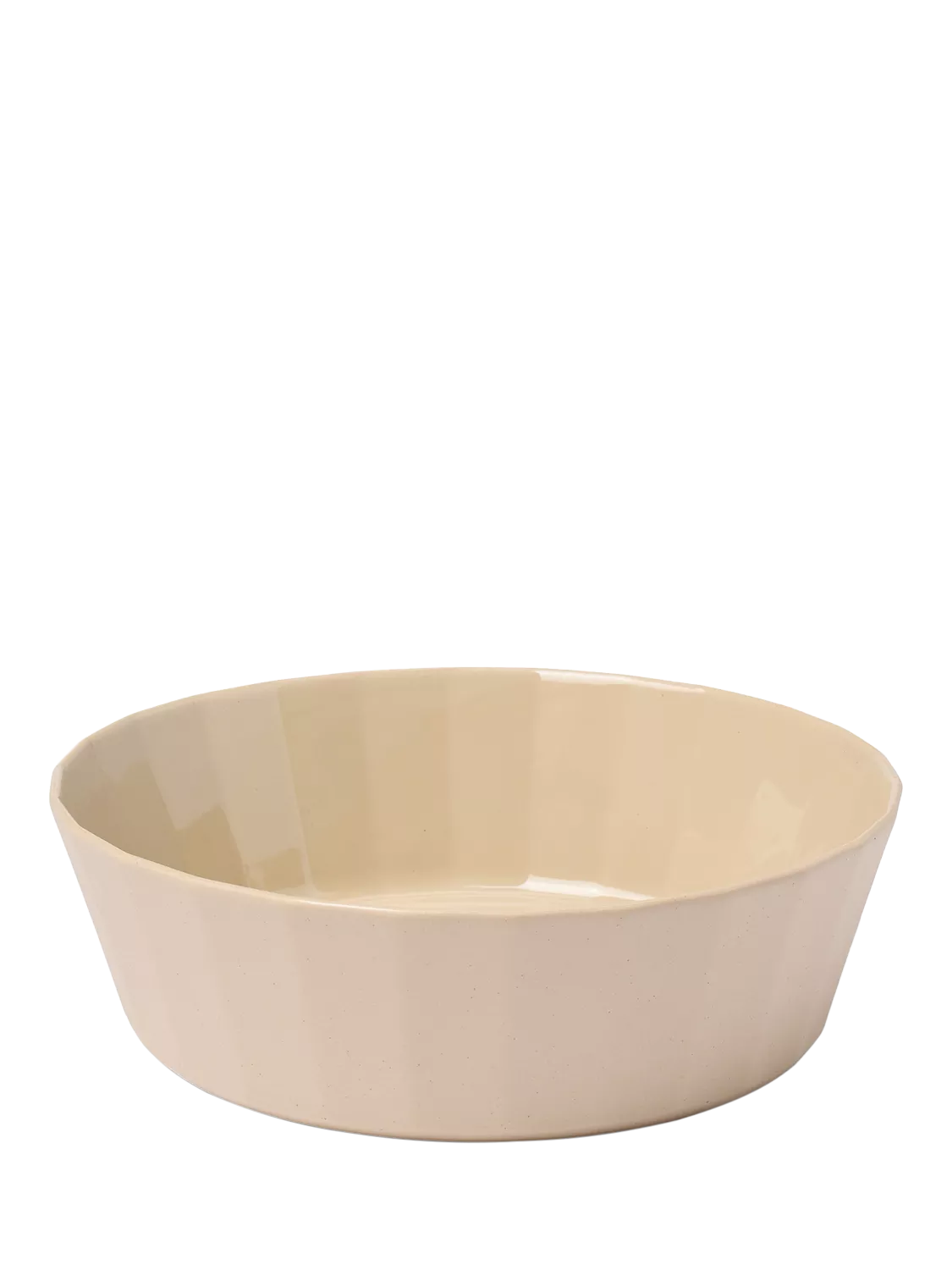The Conran Shop Shapes Porcelain serve bowl 19cm Oatmeal - British product