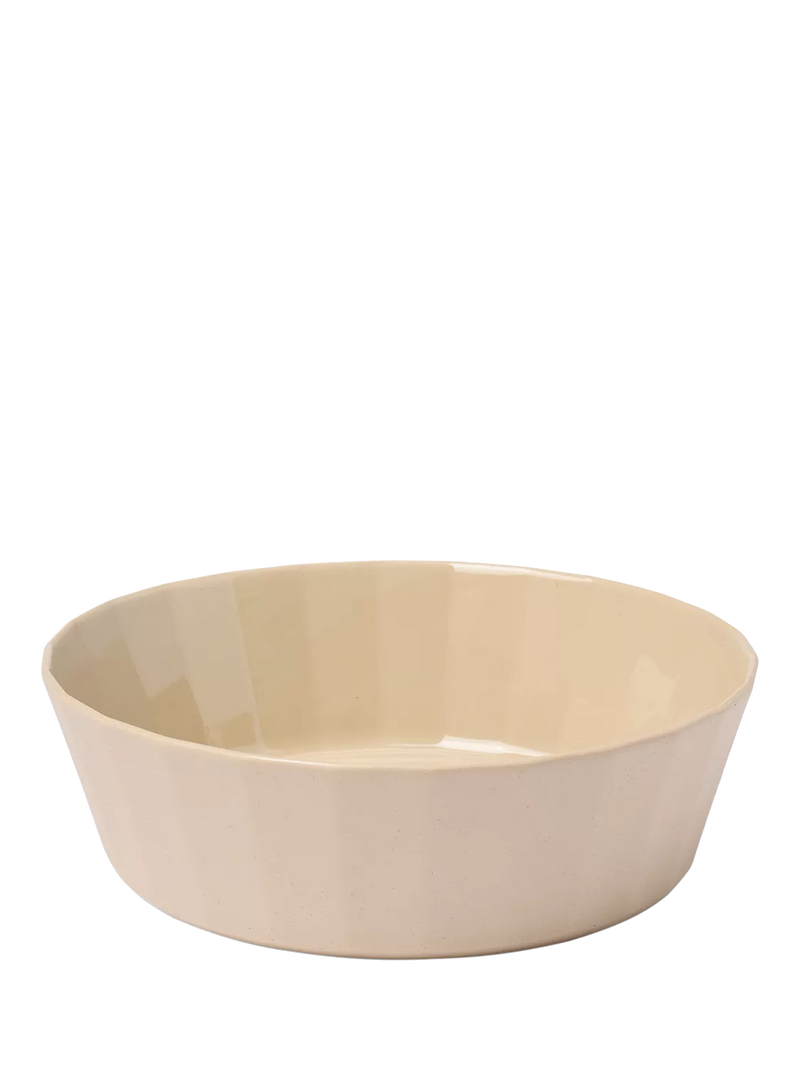 The Conran Shop Shapes Porcelain serve bowl 19cm Oatmeal - British product