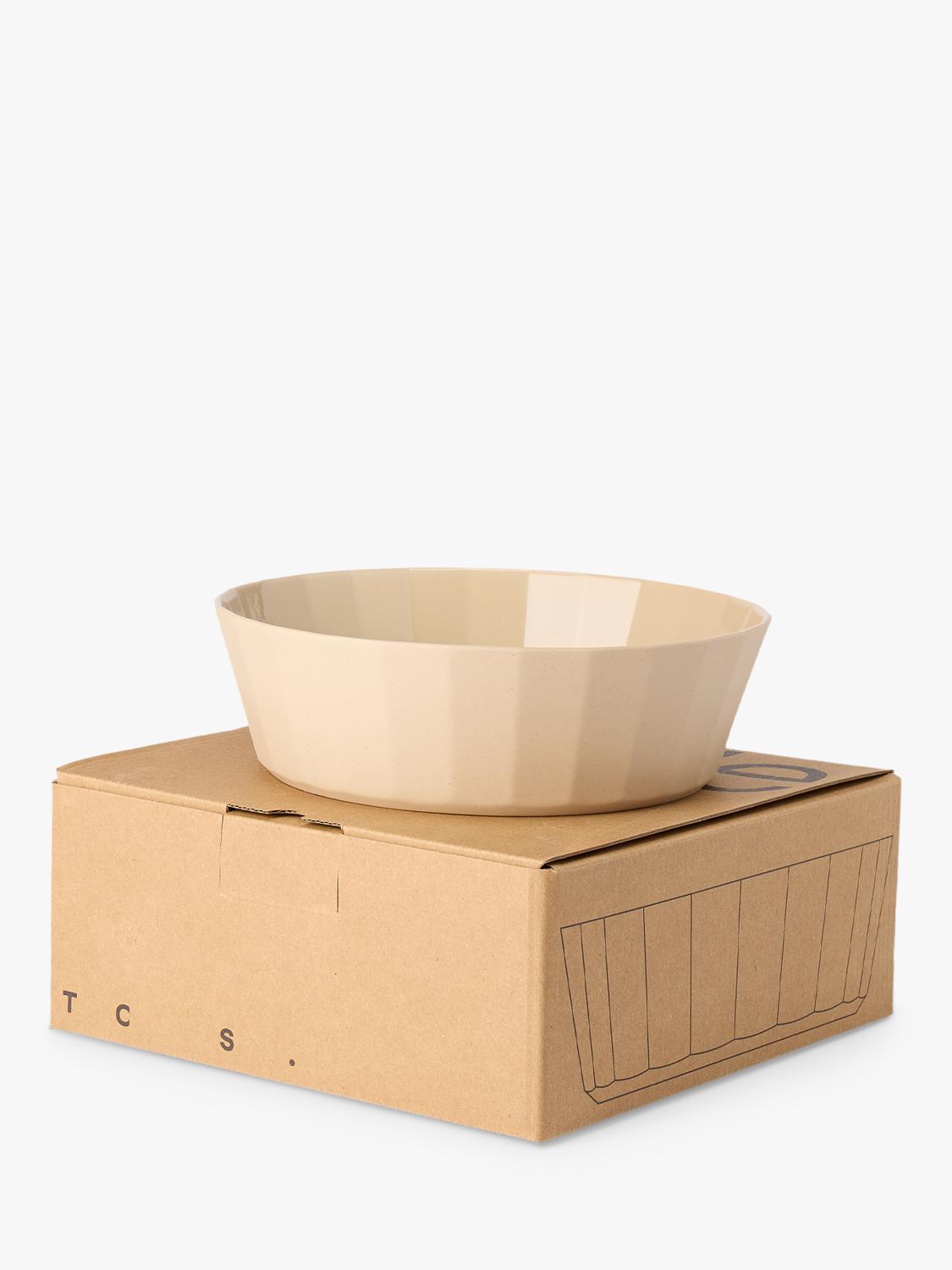 The Conran Shop Shapes Porcelain serve bowl 19cm Oatmeal - British product