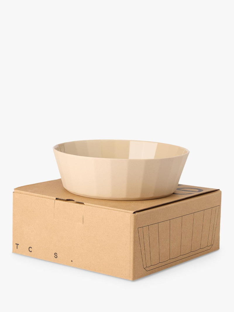 The Conran Shop Shapes Porcelain serve bowl 19cm Oatmeal - British product