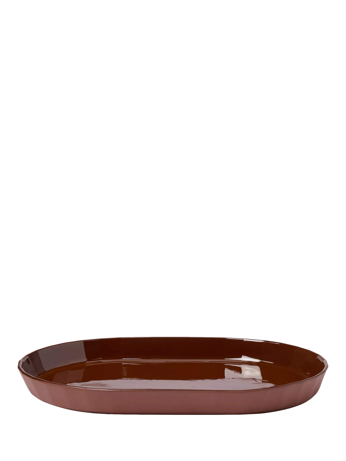 The Conran Shop oval porcelain platter cacao 32cm, imported from the UK