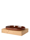 The Conran Shop oval porcelain platter cacao 32cm, imported from the UK