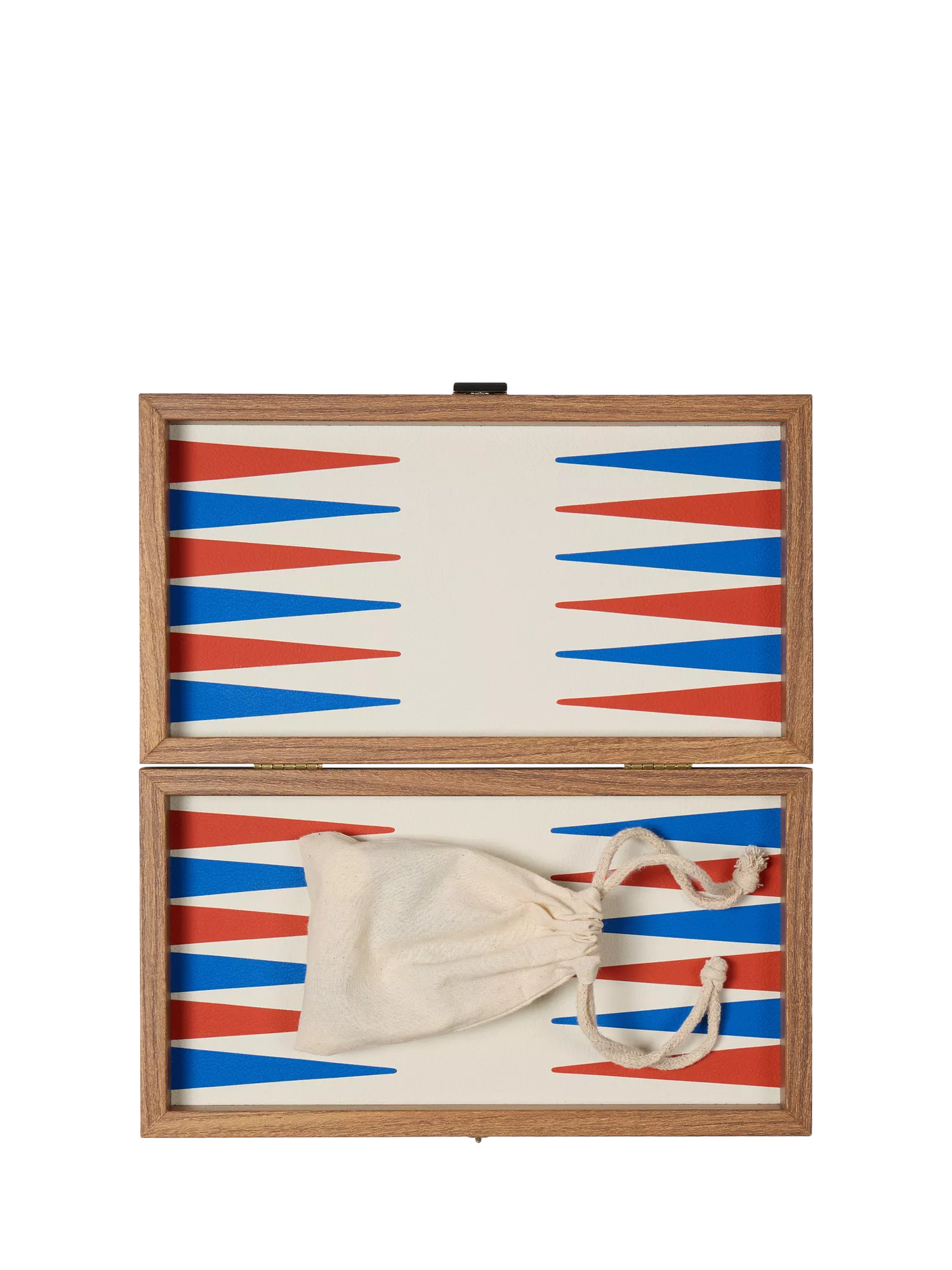The Conran Shop Milos wooden travel backgammon set, UK version