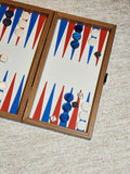 The Conran Shop Milos wooden travel backgammon set, UK version