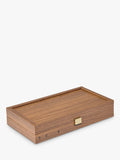 The Conran Shop Milos wooden travel backgammon set, UK version