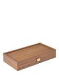 The Conran Shop Milos wooden travel backgammon set, UK version