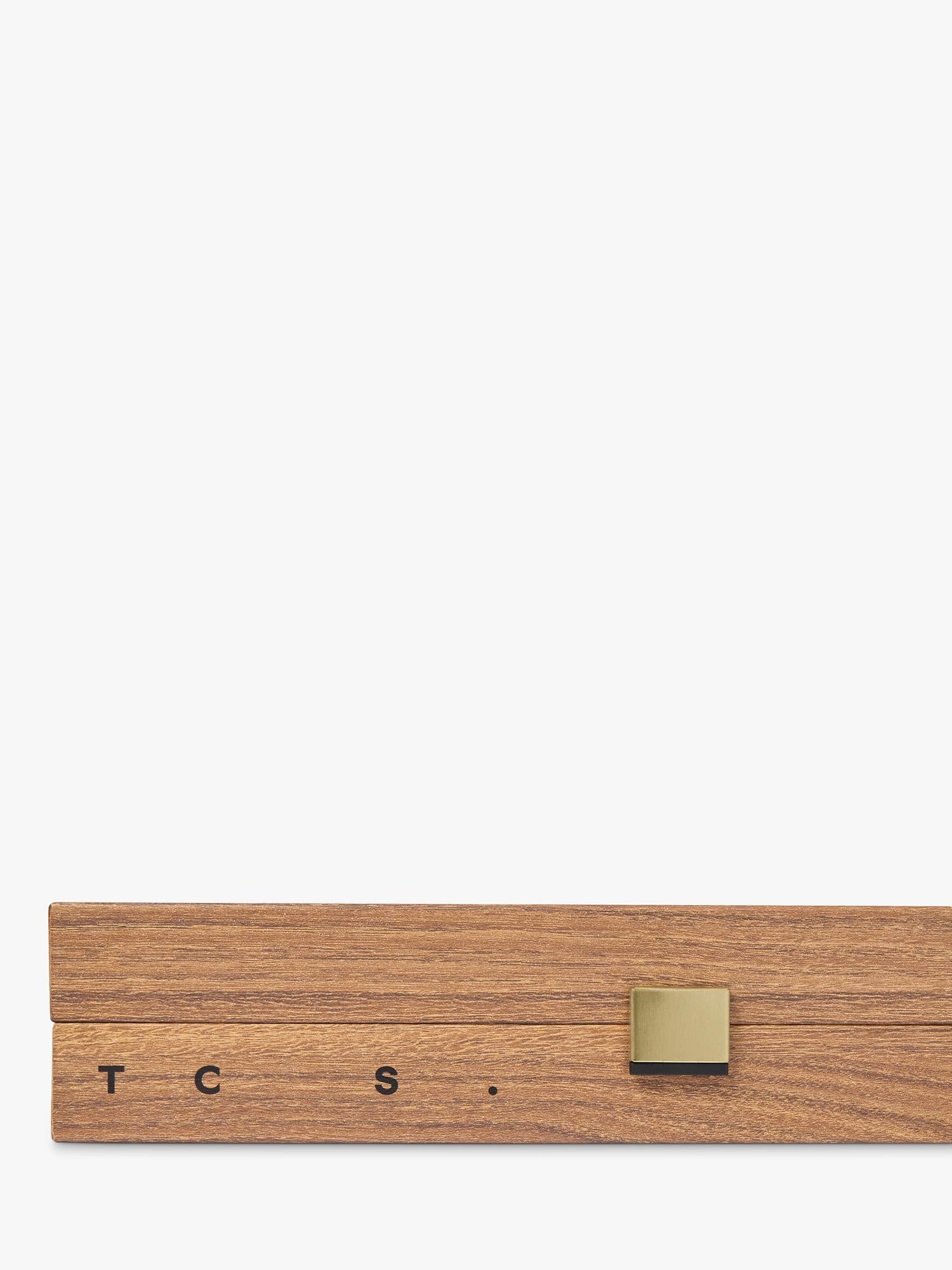 The Conran Shop Milos wooden travel backgammon set, UK version