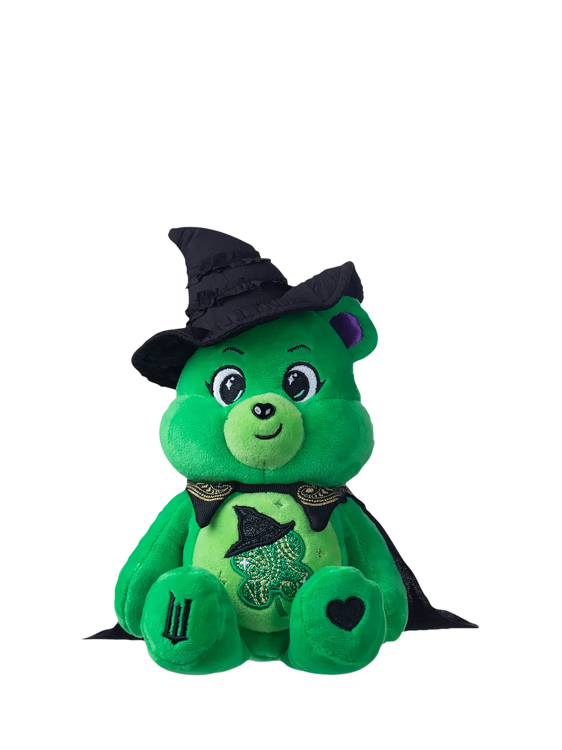 Care Bears Good Luck Bear as Elphaba plush - British product
