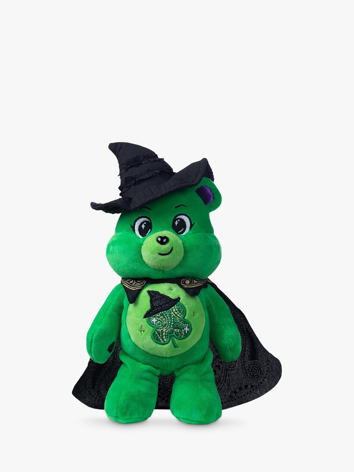 Care Bears Good Luck Bear as Elphaba plush - British product