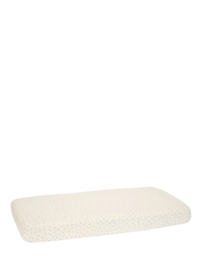 Little Dutch Blueberry Leaves Fitted Cot Sheet