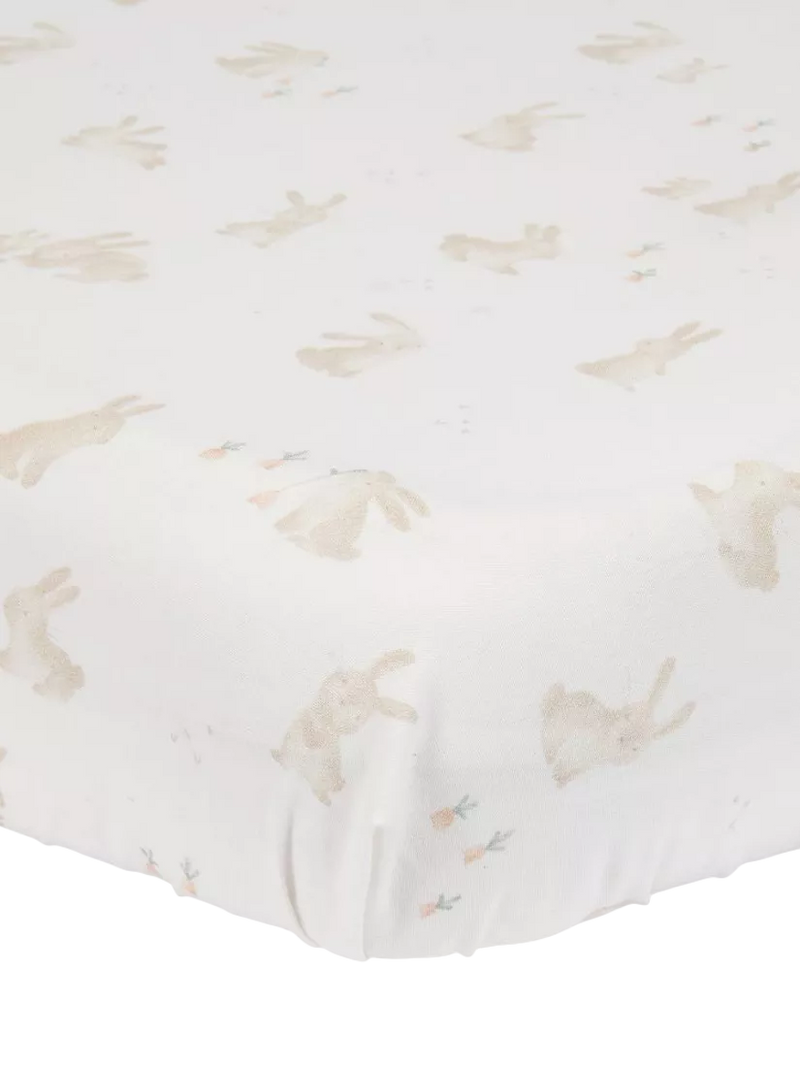 Little Dutch baby bunny cot sheet 60x120cm, UK version