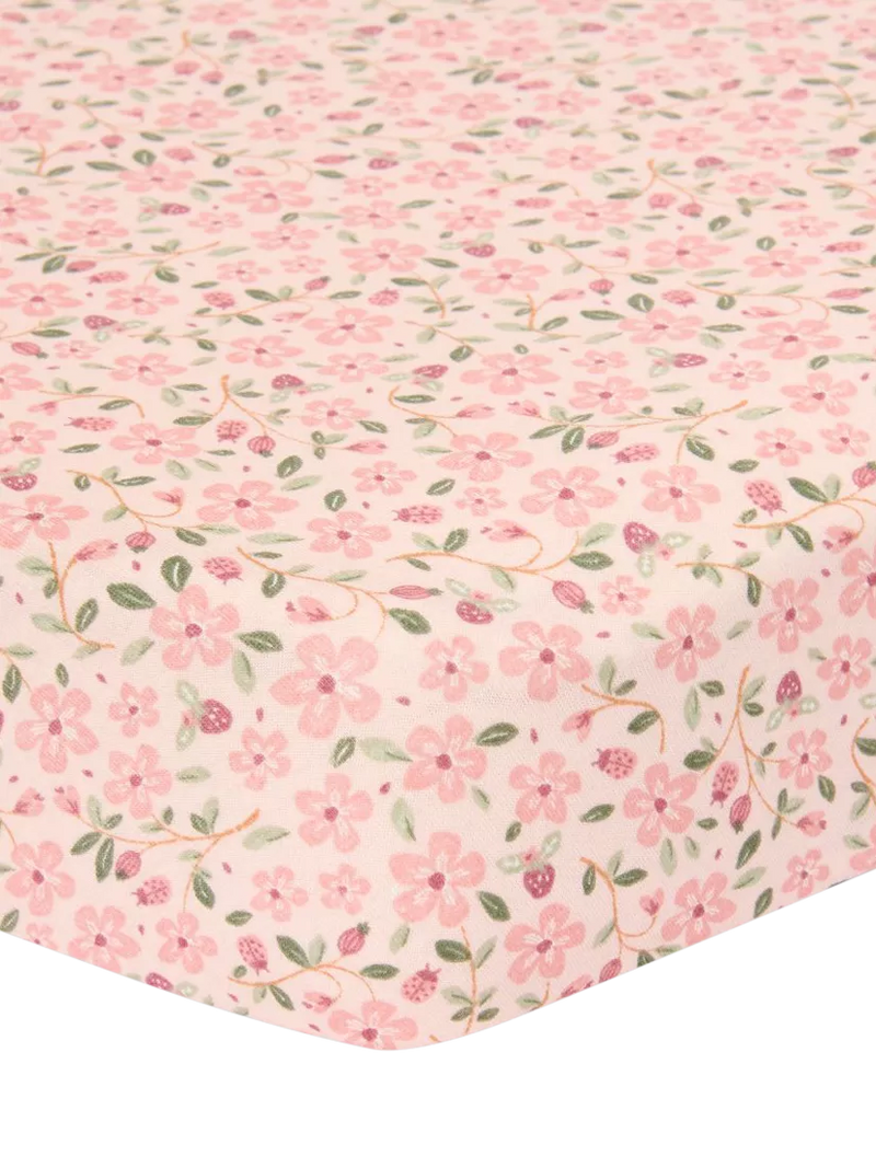 Little Dutch Fairy Floral Fitted Cot Sheet