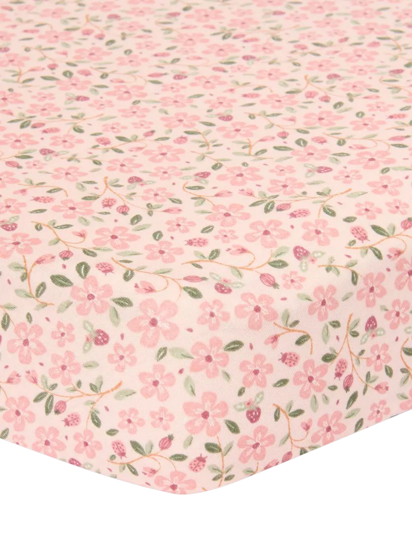 Little Dutch Fairy Floral Fitted Cot Sheet