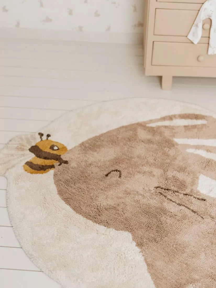 Little Dutch bunny and bee rug 110cm, UK version