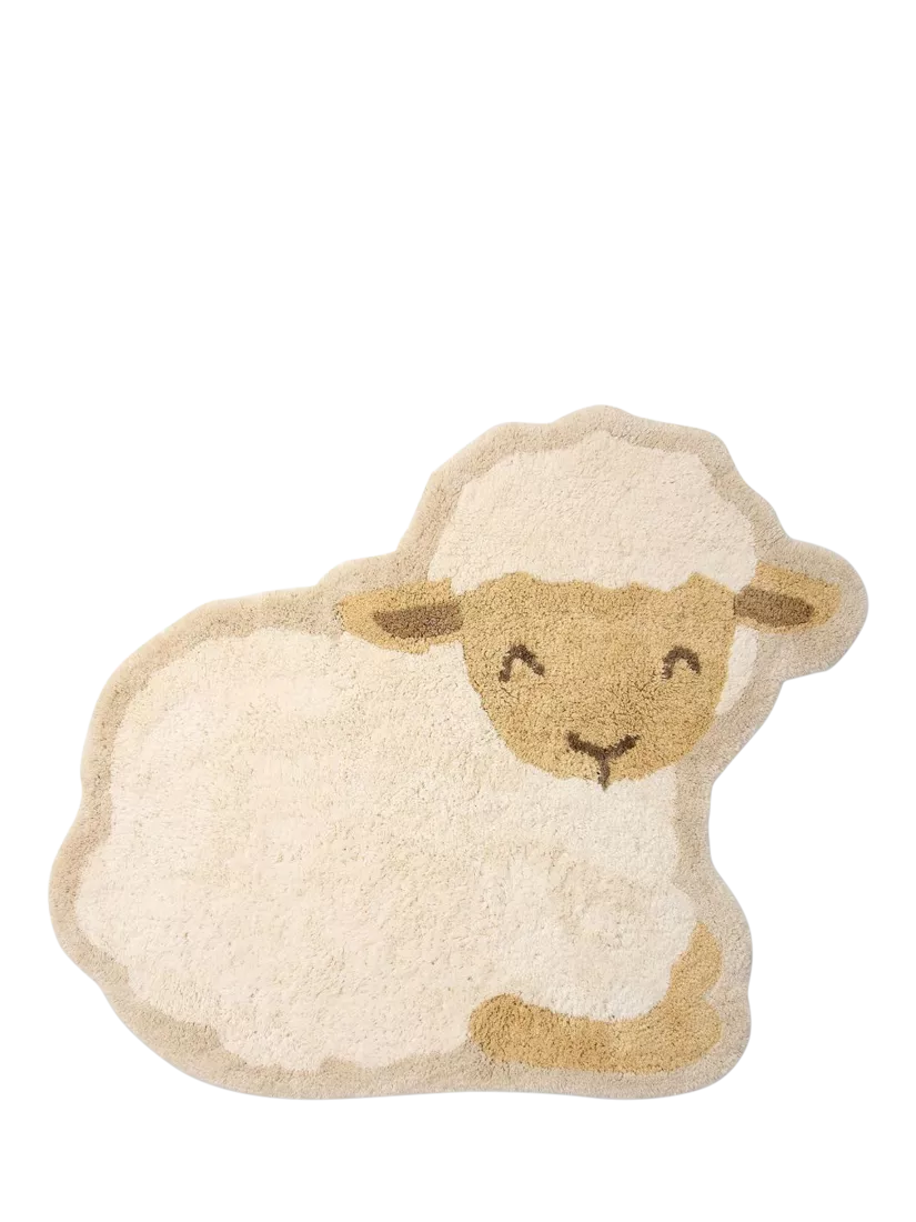 Little Dutch sheep rug with organic cotton and non-slip back - British product