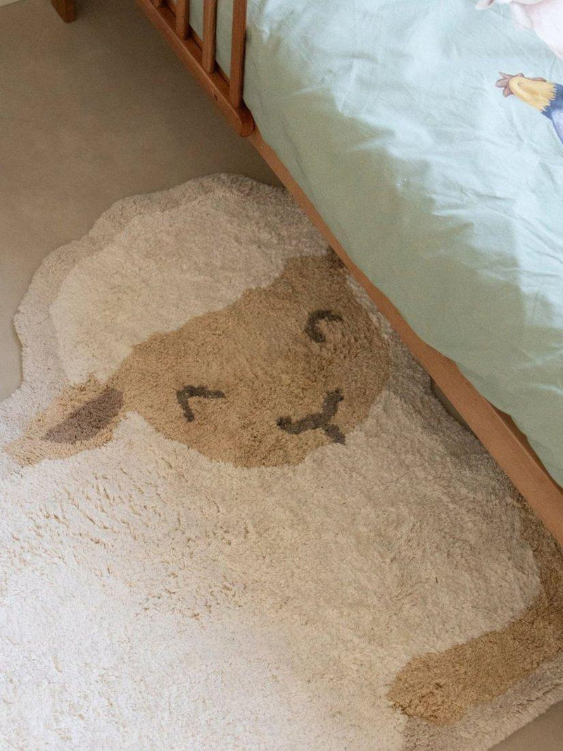 Little Dutch sheep rug with organic cotton and non-slip back - British product