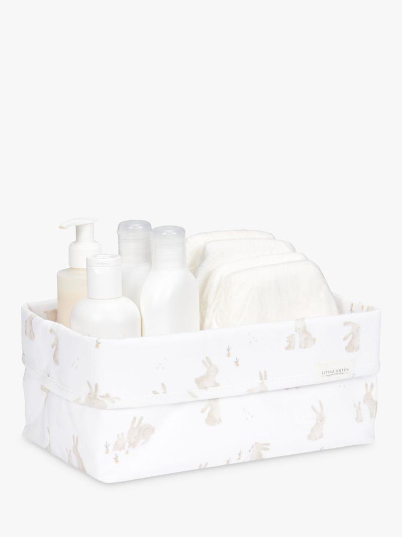 Little Dutch Baby Bunny Nappy Caddy organic cotton - British product