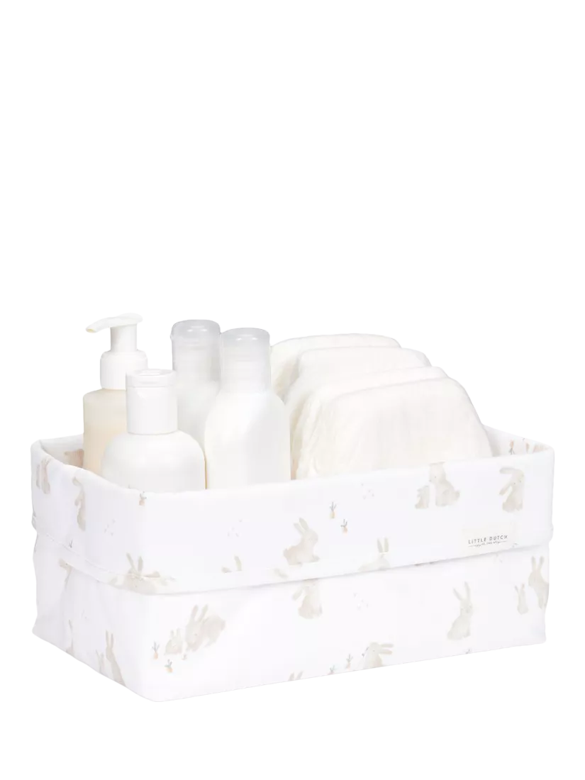 Little Dutch Baby Bunny Nappy Caddy organic cotton - British product