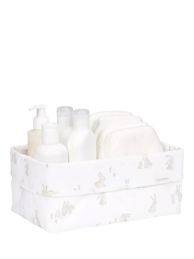 Little Dutch Baby Bunny Nappy Caddy organic cotton - British product