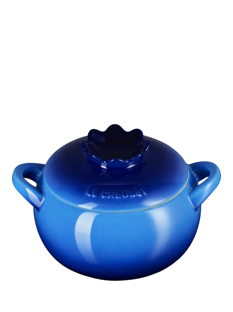 Le Creuset stoneware blueberry petite casserole 480ml - British product