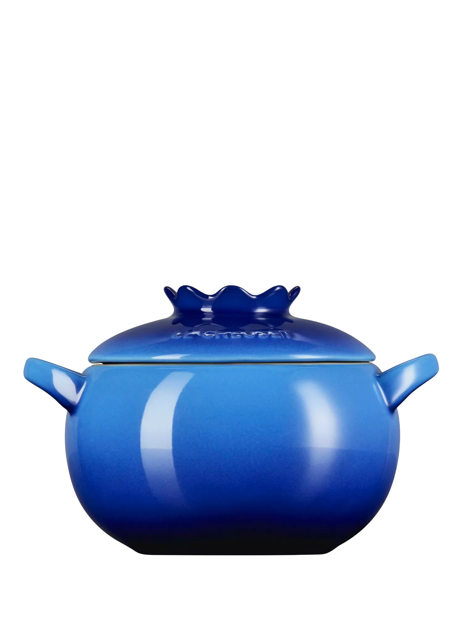 Le Creuset stoneware blueberry petite casserole 480ml - British product