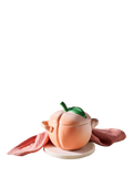 Le Creuset stoneware petite casserole peach 580ml, imported from the UK