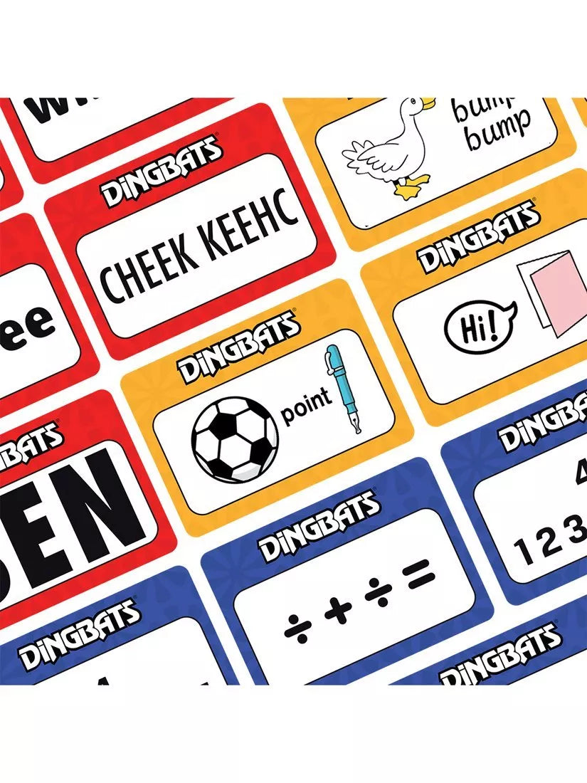 Gibsons Dingbats To Go puzzle game with 100 cards (British brand)
