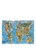 Gibsons Epic Earth animal map jigsaw puzzle 1000 pieces (British brand)