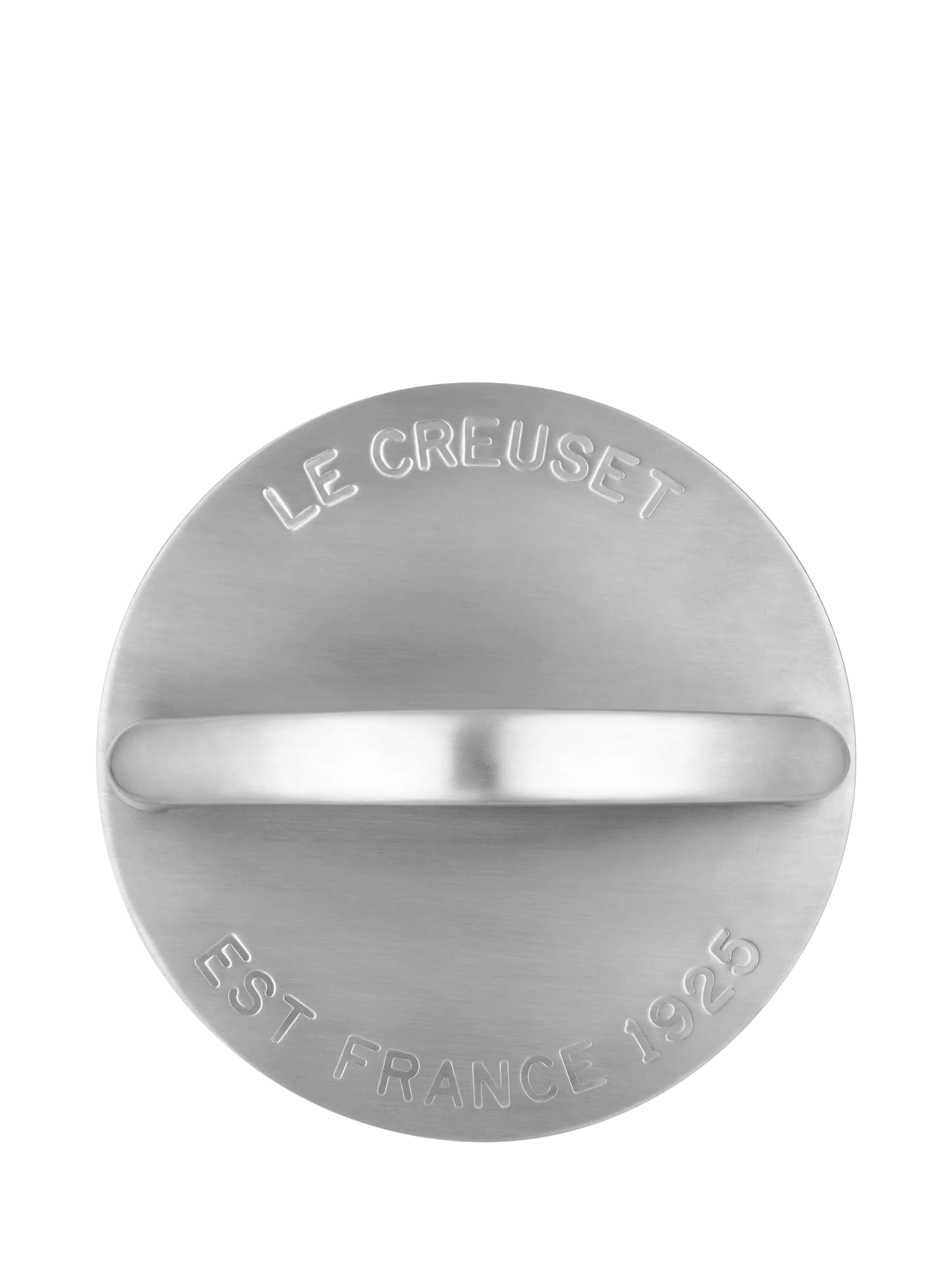 Le Creuset stainless steel BBQ press 18cm, imported from the UK