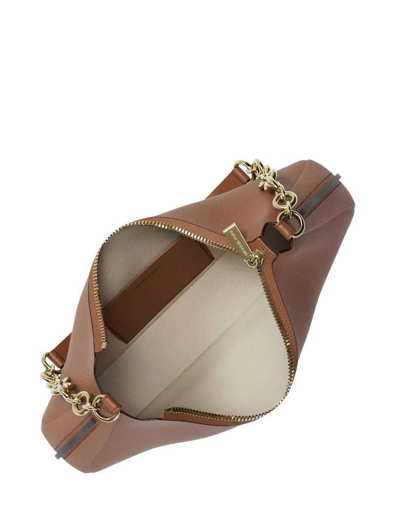 Michael Kors Nolita medium shoulder bag in luggage brown, UK version
