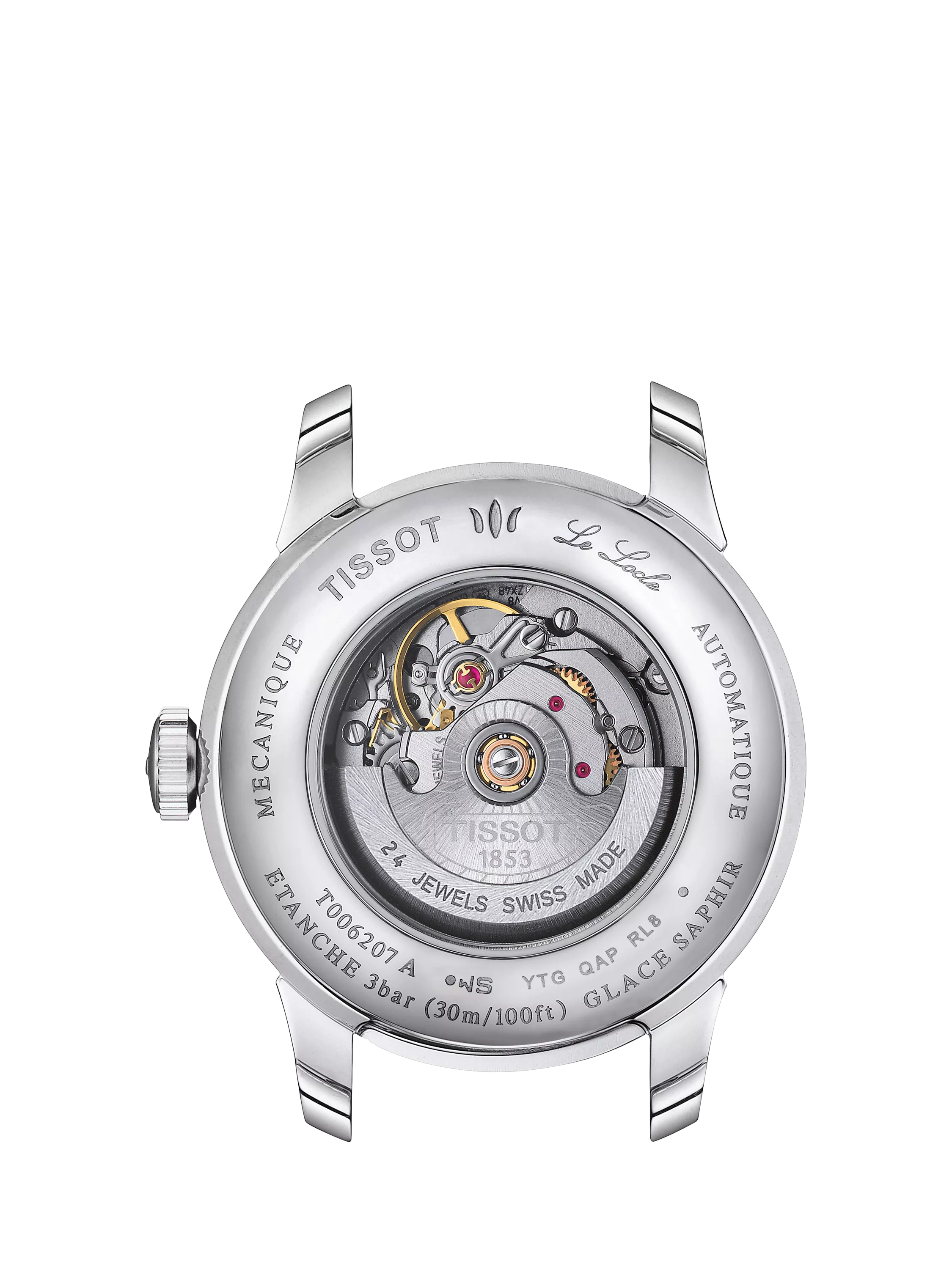 Tissot Le Locle automatic diamond watch silver dial bracelet strap, UK version