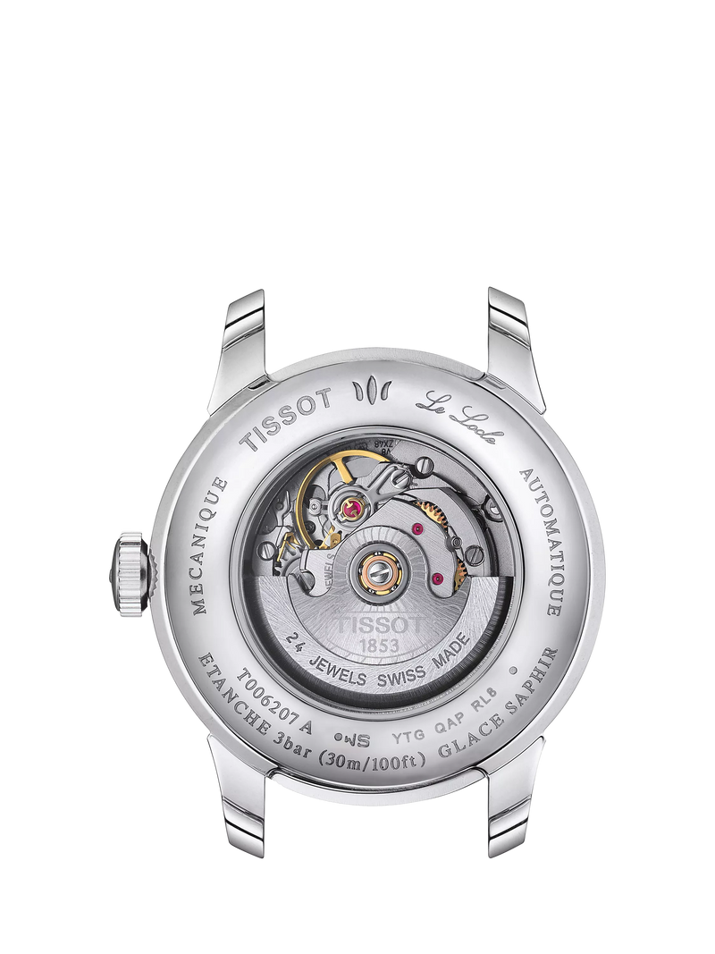 Tissot Le Locle automatic diamond watch silver dial bracelet strap, UK version