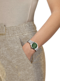 Tissot Le Locle automatic watch green dial diamonds (British brand)