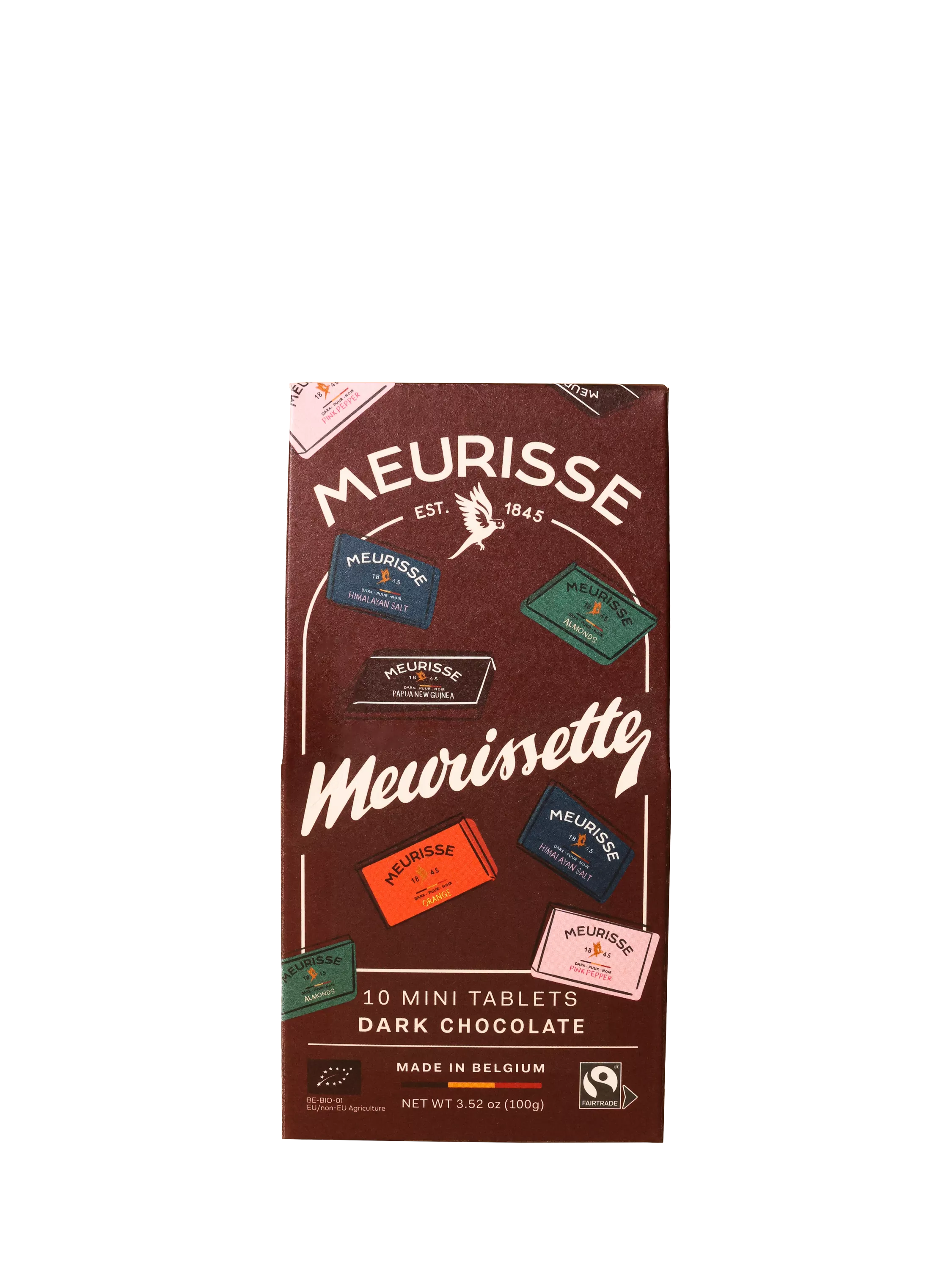 Meurisse dark chocolate selection box 100g (British brand)
