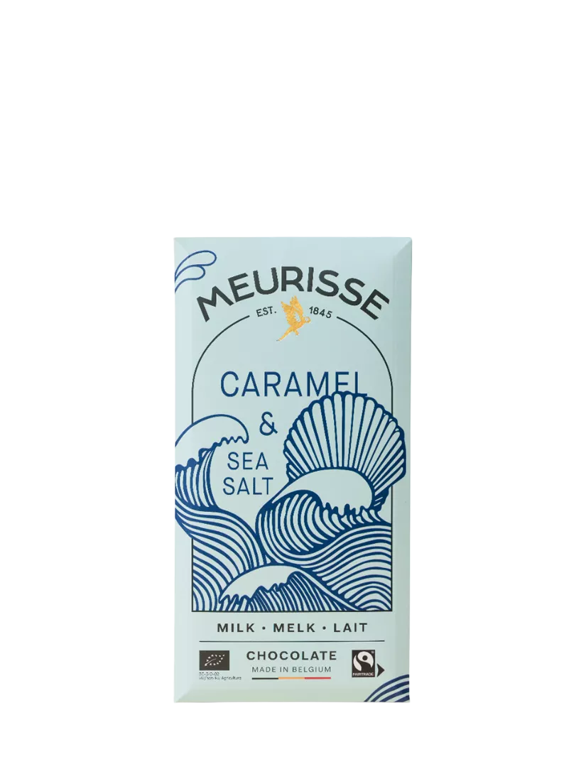 Meurisse milk chocolate caramel sea salt 100g (British brand)