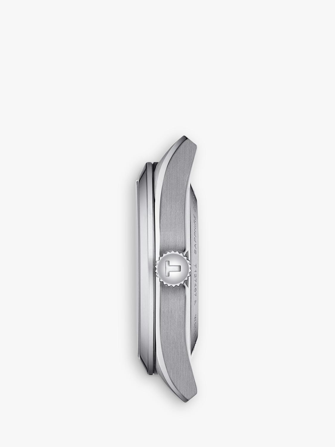 Tissot Powermatic Open Heart watch blue dial bracelet - British product
