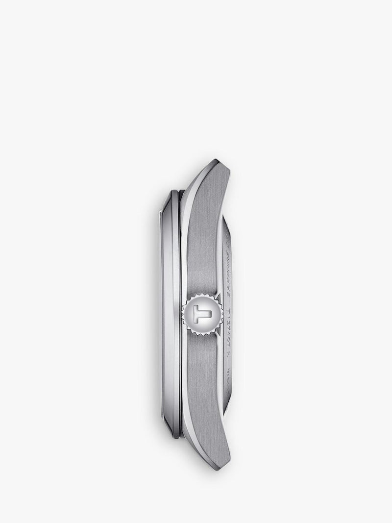Tissot Powermatic Open Heart watch blue dial bracelet - British product