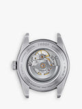 Tissot Powermatic Open Heart watch blue dial bracelet - British product