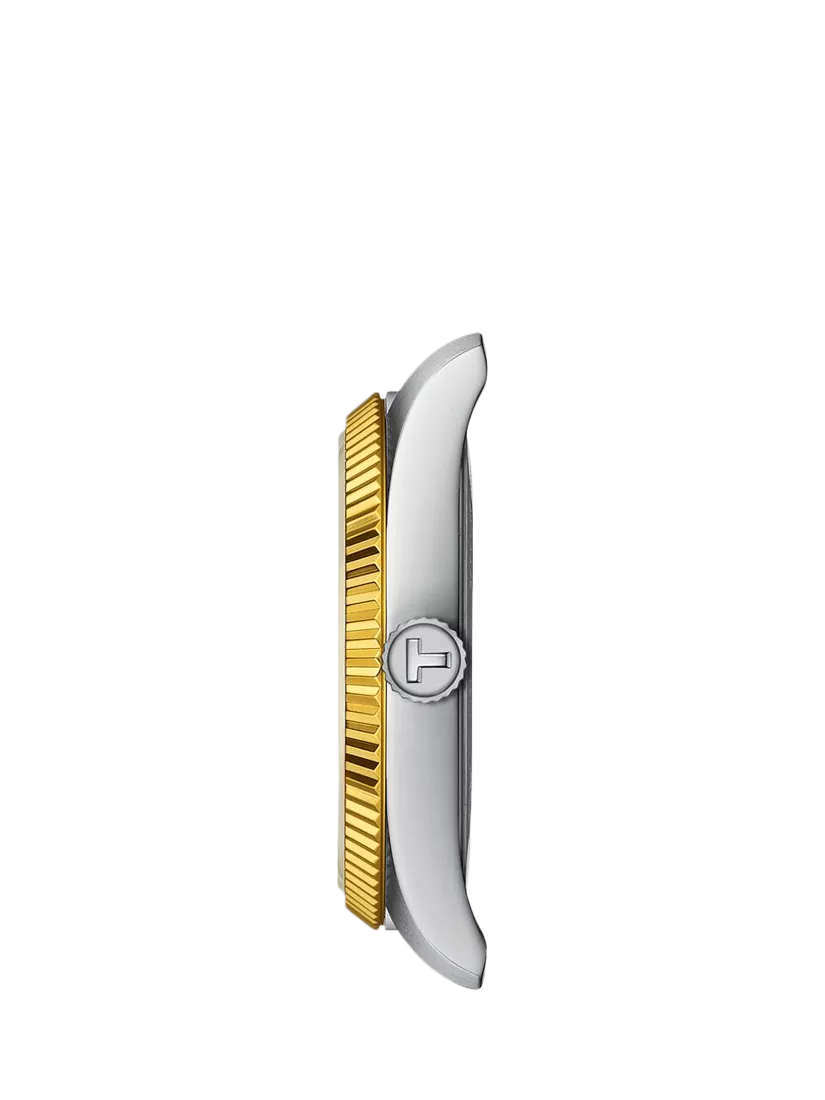 Tissot Ballade women's watch silver two-tone stainless steel, UK version