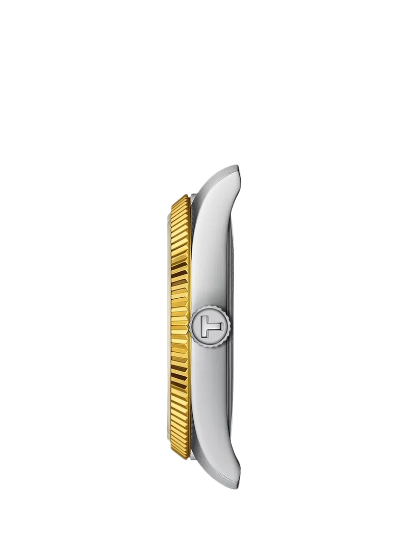 Tissot Ballade women's watch silver two-tone stainless steel, UK version