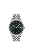 Tissot Ballade men's watch green dial stainless steel strap - British product