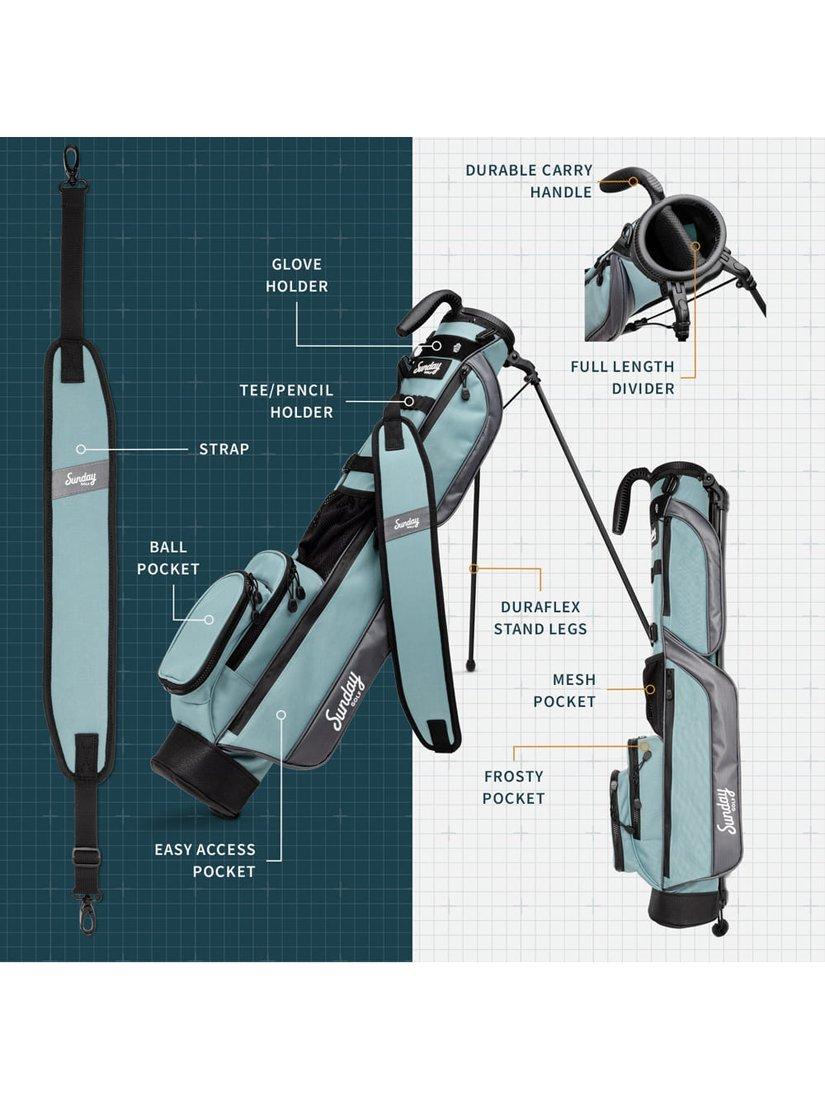 Sunday Golf Golf Bag with Stand - British product